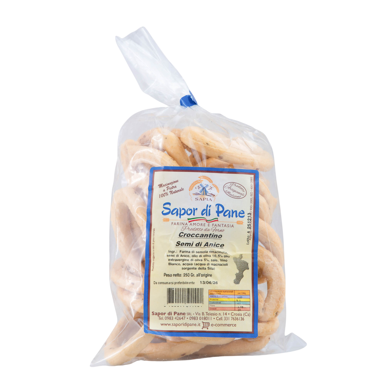 Croccantino ai Semi di Anice <br>(Pacco da 20)